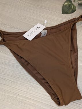 Holipick Women’s Brown High-Cut Bikini Bottom